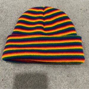Rainbow beanie